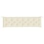 Garden bench cushions 2 pcs cream white 200x50x7 cm by vidaXL, Cushions for chairs and sofas - Ref: Foro24-361737, Price: 58,...