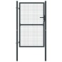 Puerta de malla de jardín de acero galvanizado gris 100x250 cm de vidaXL, Puertas de jardín - Ref: Foro24-145775, Precio: 201...