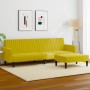 2-piece yellow velvet sofa set by vidaXL, Sofas - Ref: Foro24-3216284, Price: 296,99 €, Discount: %