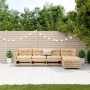 5-piece garden furniture set with solid pine wood cushions by vidaXL, Garden sets - Ref: Foro24-3250832, Price: 487,52 €, Dis...