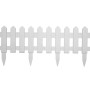 Garden edging 17 units PP white 10 m by vidaXL, Garden edging and edging - Ref: Foro24-48616, Price: 36,83 €, Discount: %