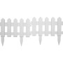 Garden edging 17 units PP white 10 m by vidaXL, Garden edging and edging - Ref: Foro24-48616, Price: 36,83 €, Discount: %