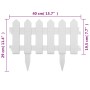 Garteneinfassung 17 Einheiten PP weiß 10 m von vidaXL, Garteneinfassung und Einfassung - Ref: Foro24-48616, Preis: 36,83 €, R...