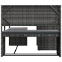 L-förmiges Gartensofa mit Tisch und Kissen PE Rattangrau von vidaXL, Outdoor-Sofas - Ref: Foro24-362348, Preis: 215,62 €, Rab...