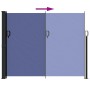 Toldo lateral retráctil azul 160x500 cm de vidaXL, Sombrillas - Ref: Foro24-4004431, Precio: 108,62 €, Descuento: %