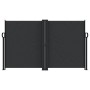 Toldo lateral retráctil negro 140x1000 cm de vidaXL, Sombrillas - Ref: Foro24-4004714, Precio: 139,37 €, Descuento: %