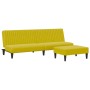 2-piece yellow velvet sofa set by vidaXL, Sofas - Ref: Foro24-3216278, Price: 262,39 €, Discount: %