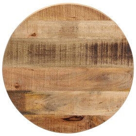 Solid mango wood round table top, rough texture Ø 40x3.8 cm by vidaXL, Table tops - Ref: Foro24-370002, Price: 37,30 €, Disco...