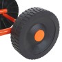 Sprinkler sled with wheels and rotating red steel head by vidaXL, Spray accessories - Ref: Foro24-4005276, Price: 57,46 €, Di...