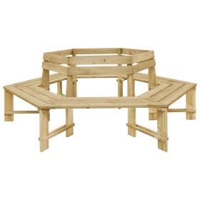 Garden bench made of impregnated pine wood, 240 cm. by vidaXL, garden benches - Ref: Foro24-49088, Price: 302,99 €, Discount: %