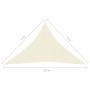 Cream HDPE sail awning 160 g/m² 4x4x5.8 m by vidaXL, Umbrellas - Ref: Foro24-311204, Price: 27,45 €, Discount: %