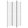 Divider screen with 3 white fabric panels 150x220 cm by vidaXL, Room dividers - Ref: Foro24-350242, Price: 30,89 €, Discount: %