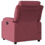 Sillón de masaje reclinable de tela color vino tinto de vidaXL, Sillones - Ref: Foro24-373477, Precio: 242,99 €, Descuento: %