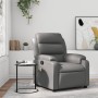 Gray synthetic leather reclining massage chair by vidaXL, Armchairs - Ref: Foro24-373496, Price: 250,18 €, Discount: %