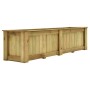 Pine wood flowerbed treated with preservatives 196x50x50 cm by vidaXL, Pots and planters - Ref: Foro24-49095, Price: 169,29 €...