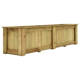 Pine wood flowerbed treated with preservatives 196x50x50 cm by vidaXL, Pots and planters - Ref: Foro24-49095, Price: 185,57 €...