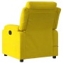 Sillón de masaje reclinable de terciopelo amarillo de vidaXL, Sillones - Ref: Foro24-373518, Precio: 254,35 €, Descuento: %