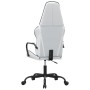 Silla gaming de masaje cuero sintético negro y blanco de vidaXL, Sillones para videojuegos - Ref: Foro24-345566, Precio: 113,...