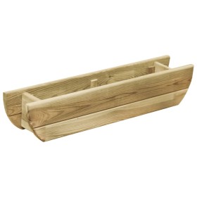 Arriate de madera de pino impregnada 80x16x16 cm de vidaXL, Maceteros y jardineras - Ref: Foro24-49109, Precio: 15,90 €, Desc...