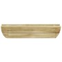 Arriate de madera de pino impregnada 80x16x16 cm de vidaXL, Maceteros y jardineras - Ref: Foro24-49109, Precio: 30,95 €, Desc...