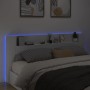 Cabecero de cama con LED blanco 220x16,5x103,5 cm de vidaXL, Cabeceros y pies de cama - Ref: Foro24-839273, Precio: 108,16 €,...