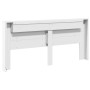 Cabecero de cama con LED blanco 220x16,5x103,5 cm de vidaXL, Cabeceros y pies de cama - Ref: Foro24-839273, Precio: 108,16 €,...