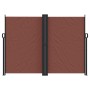 Toldo lateral retráctil marrón 180x600 cm de vidaXL, Sombrillas - Ref: Foro24-4004839, Precio: 154,15 €, Descuento: %