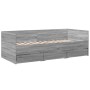 Sonoma gray engineered wood lounger with drawers 75x190 cm by vidaXL, Beds and slatted bases - Ref: Foro24-3280837, Price: 17...