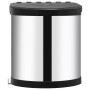 Built-in stainless steel kitchen trash can 12 L by vidaXL, Garbage cans and trash cans - Ref: Foro24-51172, Price: 61,60 €, D...