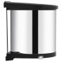 Built-in stainless steel kitchen trash can 12 L by vidaXL, Garbage cans and trash cans - Ref: Foro24-51172, Price: 61,60 €, D...