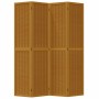 4-panel partition screen solid paulownia wood brown by vidaXL, Room dividers - Ref: Foro24-358819, Price: 116,91 €, Discount: %