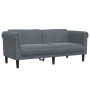 Dark gray velvet 2-seater sofa by vidaXL, Sofas - Ref: Foro24-372576, Price: 283,84 €, Discount: %