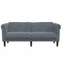 Dunkelgraues 2-Sitzer-Sofa aus Samt von vidaXL, Sofas - Ref: Foro24-372576, Preis: 284,99 €, Rabatt: %