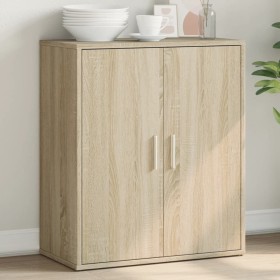 Sideboard aus Sonoma-Eichenholzwerkstoff, 60 x 31 x 70 cm von vidaXL, Sideboards - Ref: Foro24-840459, Preis: 61,99 €, Rabatt: %