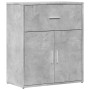 Aparador de madera de ingeniería gris hormigón 60x31x70 cm de vidaXL, Aparadores - Ref: Foro24-840467, Precio: 66,86 €, Descu...