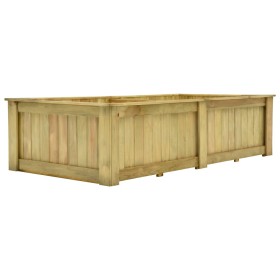 Arriate de madera de pino impregnada 196x100x50 cm de vidaXL, Maceteros y jardineras - Ref: Foro24-49097, Precio: 226,17 €, D...