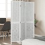 White Paulownia solid wood 3-panel dividing screen by vidaXL, Room dividers - Ref: Foro24-358670, Price: 86,22 €, Discount: %