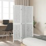 White Paulownia solid wood 3-panel dividing screen by vidaXL, Room dividers - Ref: Foro24-358670, Price: 86,22 €, Discount: %