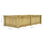 Impregnated pine wood flowerbed 196x100x50 cm by vidaXL, Pots and planters - Ref: Foro24-49097, Price: 226,99 €, Discount: %