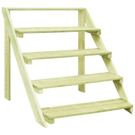 Pine wood plant stand impregnated 80x80x80 cm by vidaXL, Pot stands - Ref: Foro24-49104, Price: 67,09 €, Discount: %