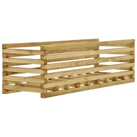 Arriate de madera de pino impregnada 120x40x38,5 cm de vidaXL, Maceteros y jardineras - Ref: Foro24-49091, Precio: 62,99 €, D...