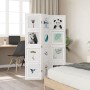 White Paulownia solid wood 3-panel dividing screen by vidaXL, Room dividers - Ref: Foro24-358685, Price: 91,11 €, Discount: %