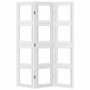 White Paulownia solid wood 3-panel dividing screen by vidaXL, Room dividers - Ref: Foro24-358685, Price: 91,11 €, Discount: %