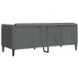 2 seater sofa dark gray fabric by vidaXL, Sofas - Ref: Foro24-372605, Price: 272,99 €, Discount: %