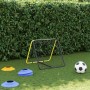 Verstellbarer doppelseitiger Rebounder aus gelbem und schwarzem Stahl von vidaXL, Zubehör für Fußballtore - Ref: Foro24-40079...