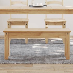 Panama dining bench solid pine wood 105x30x45 cm by vidaXL, Dining and kitchen benches - Ref: Foro24-4005711, Price: 84,00 €,...