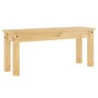 Panama dining bench solid pine wood 105x30x45 cm by vidaXL, Dining and kitchen benches - Ref: Foro24-4005711, Price: 84,99 €,...