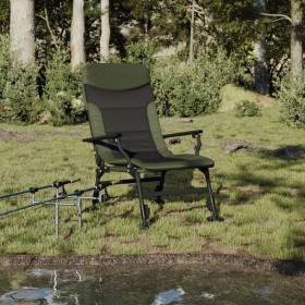 Fishing chair with folding armrests green by vidaXL, Garden chairs - Ref: Foro24-4006416, Price: 120,66 €, Discount: %