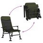 Fishing chair with folding armrests green by vidaXL, Garden chairs - Ref: Foro24-4006416, Price: 118,99 €, Discount: %