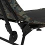 Fishing Lounger Adjustable Mud Legs Folding Camouflage by vidaXL, Outdoor beds - Ref: Foro24-4006423, Price: 163,99 €, Discou...